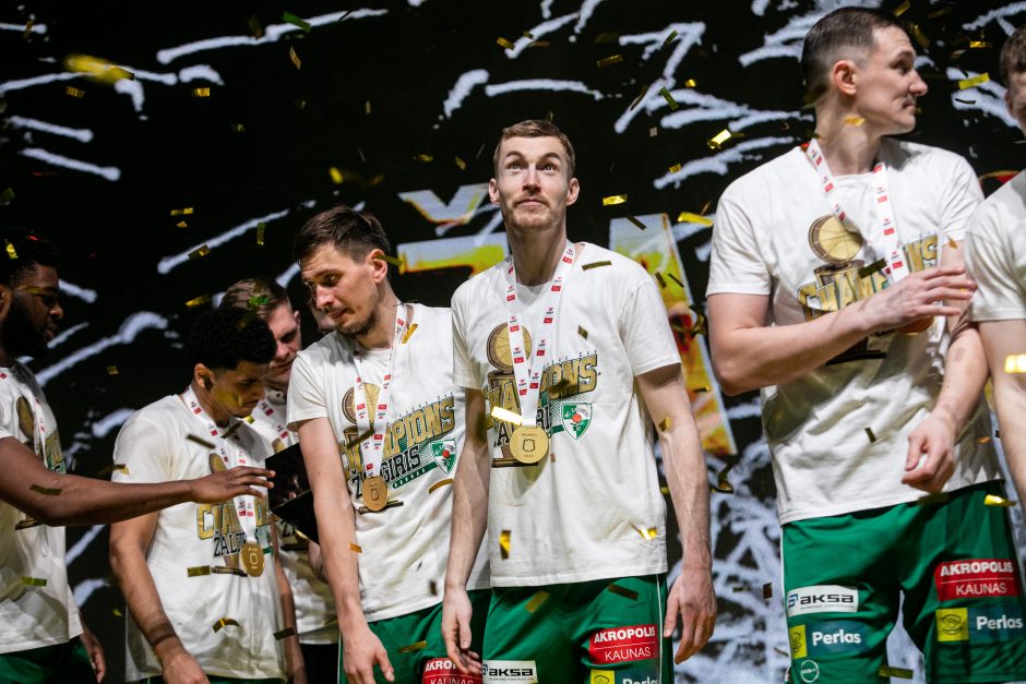 Trofėjus vėl keliauja į Kauną: „Lietkabelį“ daužęs „Žalgiris“ – KMT čempionas