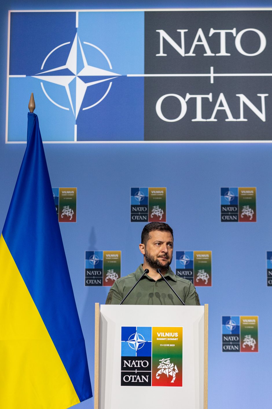 V. Zelenskis Vilniuje: esu įsitikinęs, kad po karo Ukraina bus NATO narė