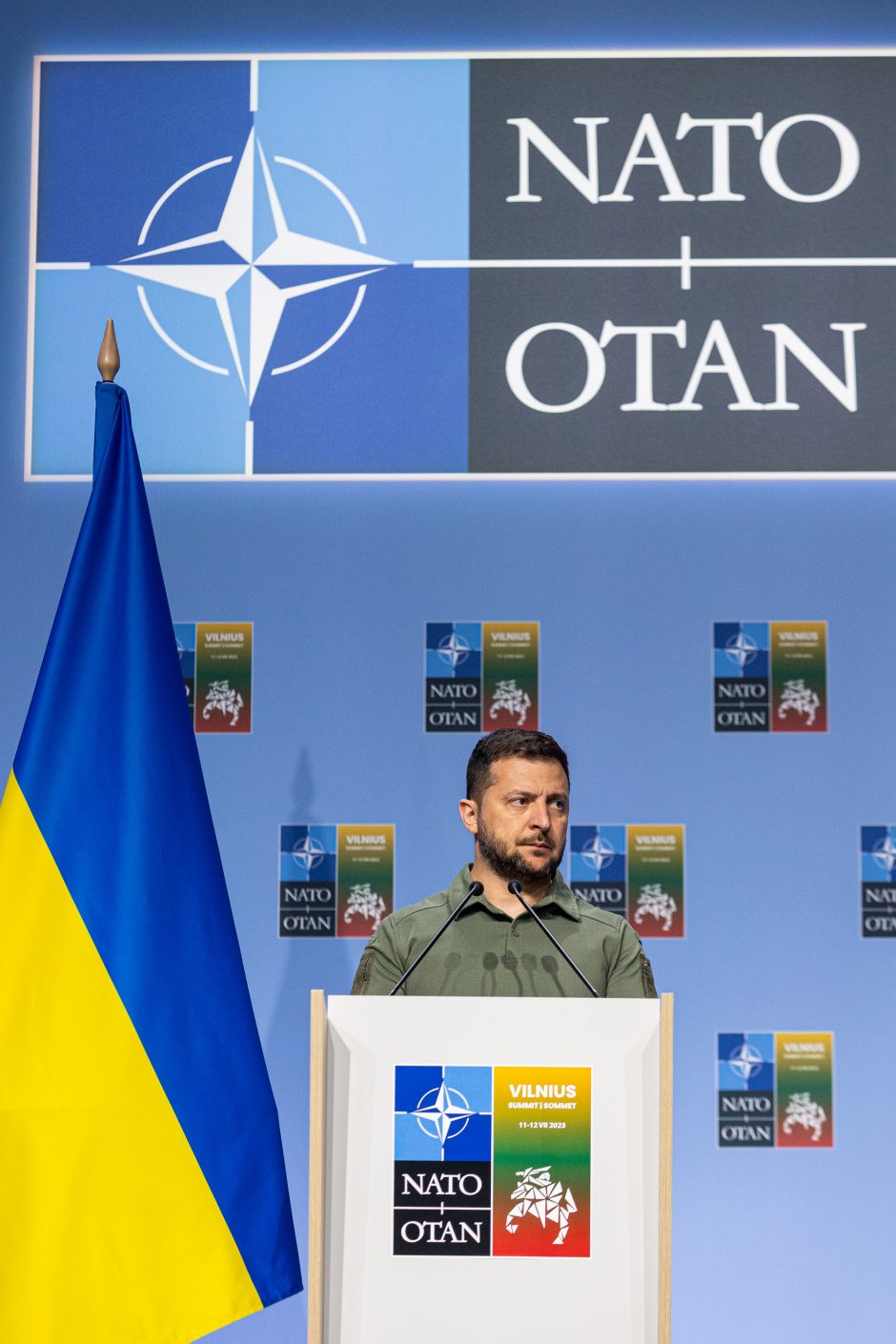 V. Zelenskis Vilniuje: esu įsitikinęs, kad po karo Ukraina bus NATO narė