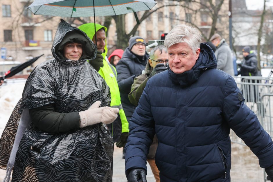 Žemdirbių protestas: skambūs šūkiai, „nubaubtas“ ministras, gaudžiantys traktorių signalai 