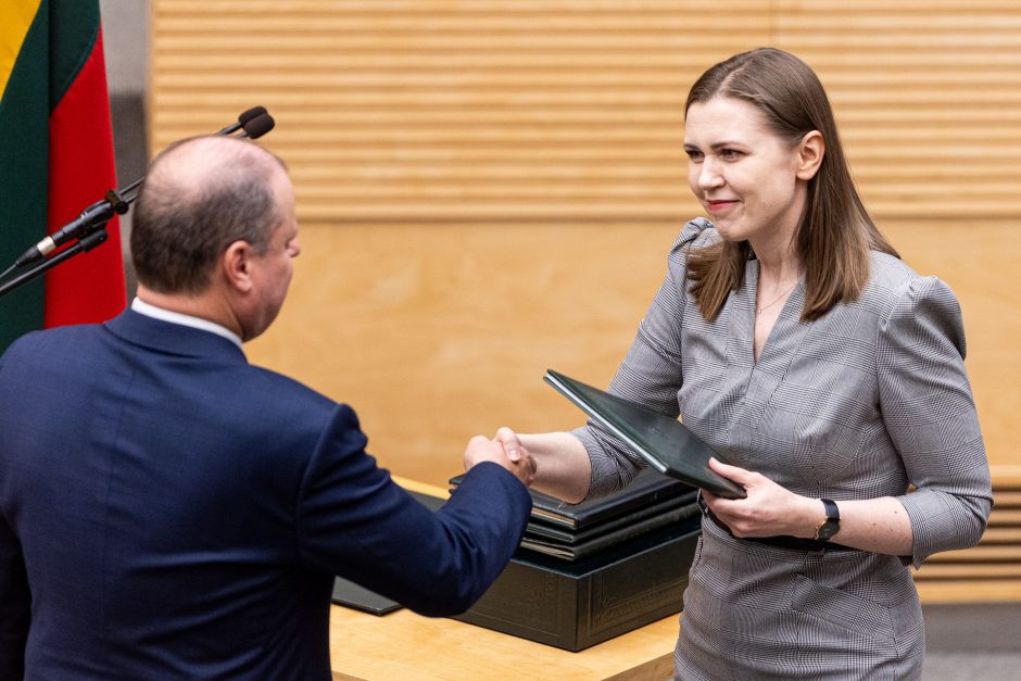 Prisiekė Palucko vadovaujama Vyriausybė