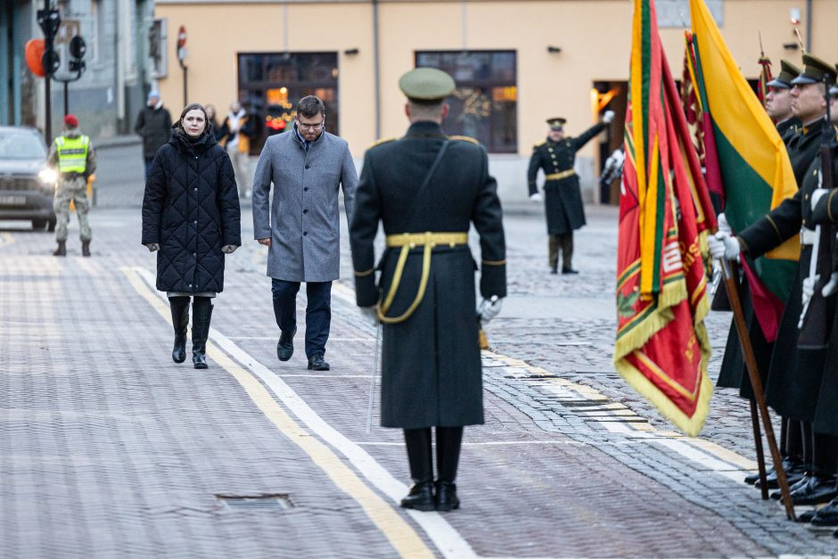 Iškilminga ceremonija: Kasčiūnas Šakalienei perleido vadovavimą KAM