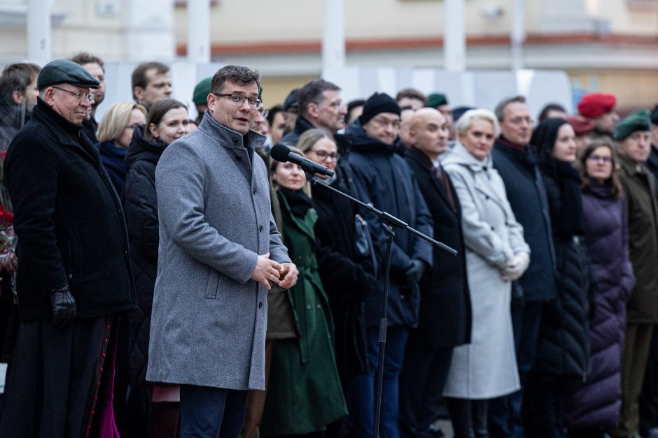 Iškilminga ceremonija: Kasčiūnas Šakalienei perleido vadovavimą KAM