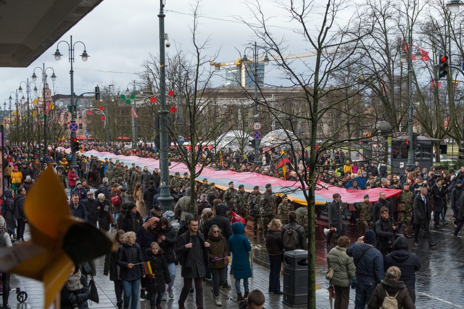 Tūkstančiai žmonių Vilniuje dalyvavo šventinėse eitynėse