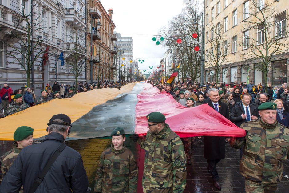 Tūkstančiai žmonių Vilniuje dalyvavo šventinėse eitynėse