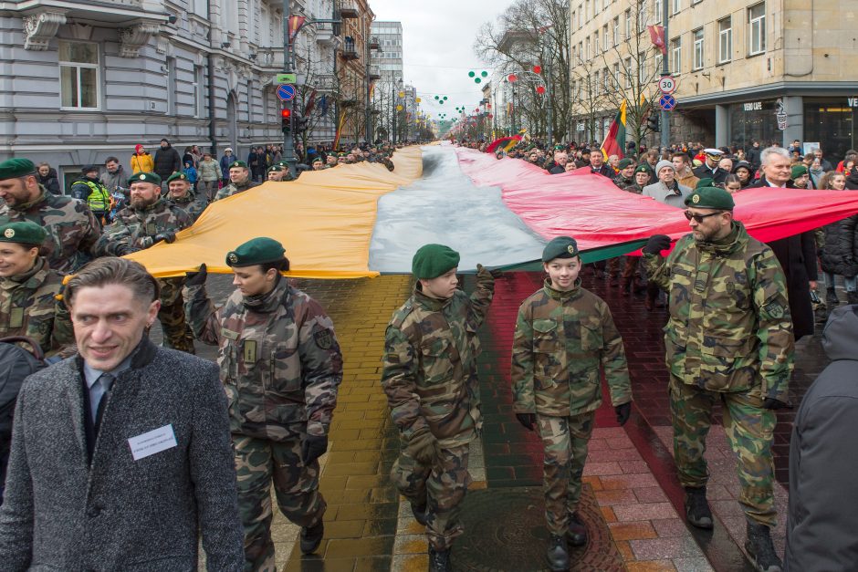 Tūkstančiai žmonių Vilniuje dalyvavo šventinėse eitynėse