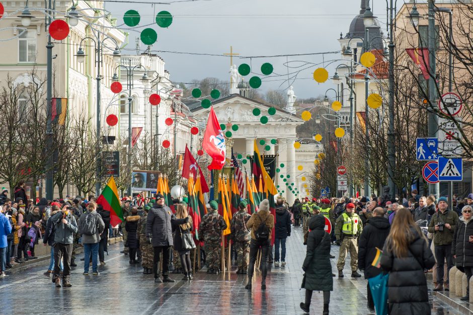 Tūkstančiai žmonių Vilniuje dalyvavo šventinėse eitynėse