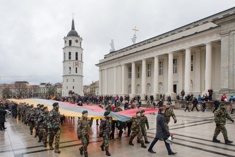 Tūkstančiai žmonių Vilniuje dalyvavo šventinėse eitynėse