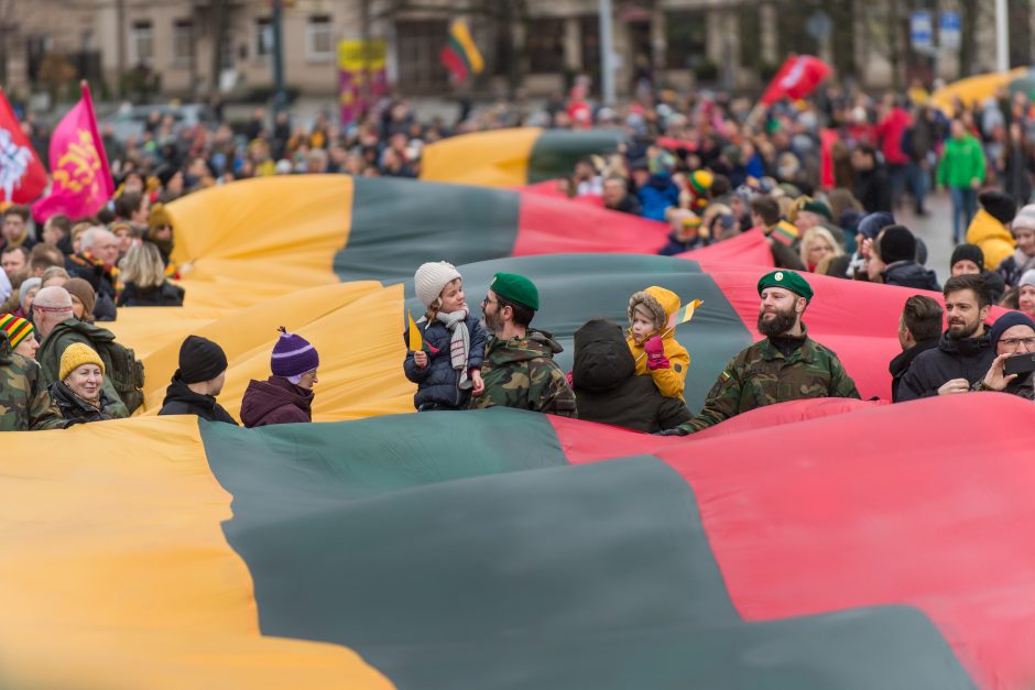 Tūkstančiai žmonių Vilniuje dalyvavo šventinėse eitynėse