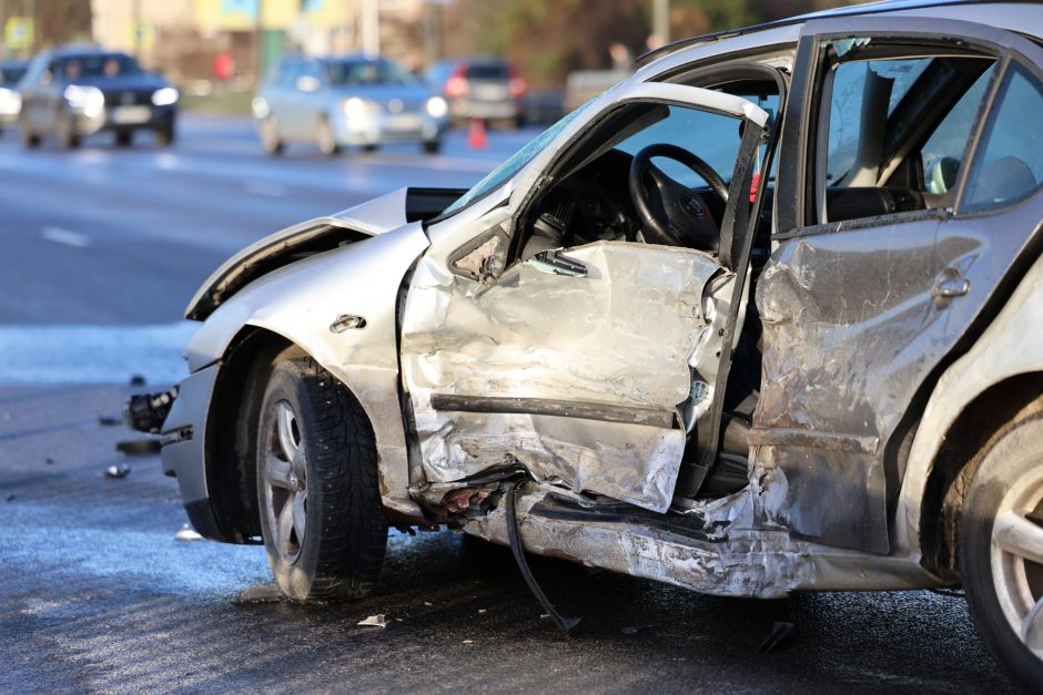 Kaune – automobilių avarijos ir spūstys