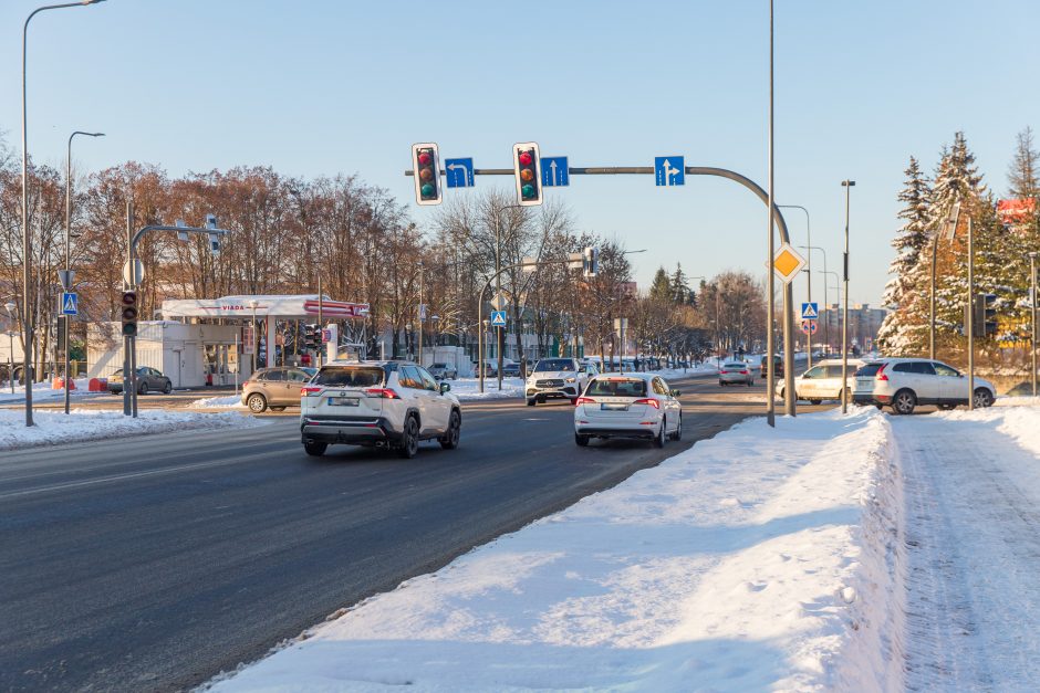 Dviejose tvarkomose Kauno gatvėse – eismo pokyčiai