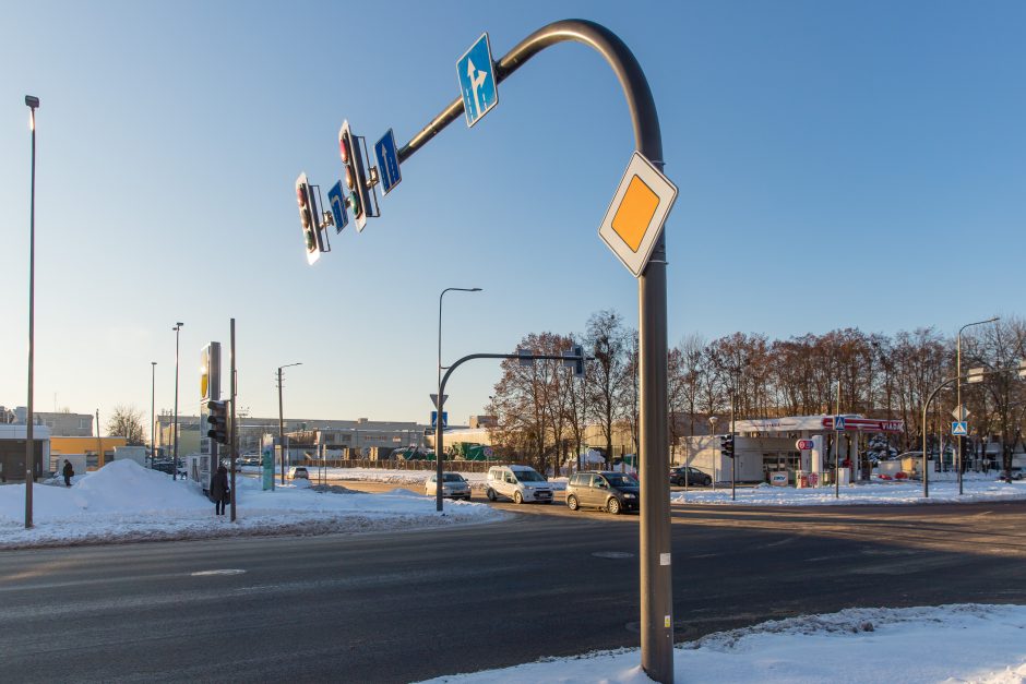 Dviejose tvarkomose Kauno gatvėse – eismo pokyčiai