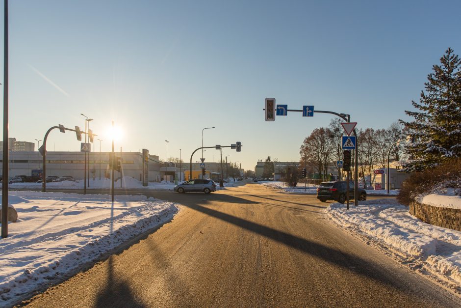 Dviejose tvarkomose Kauno gatvėse – eismo pokyčiai