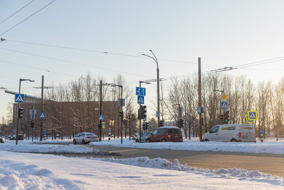 Dviejose tvarkomose Kauno gatvėse – eismo pokyčiai