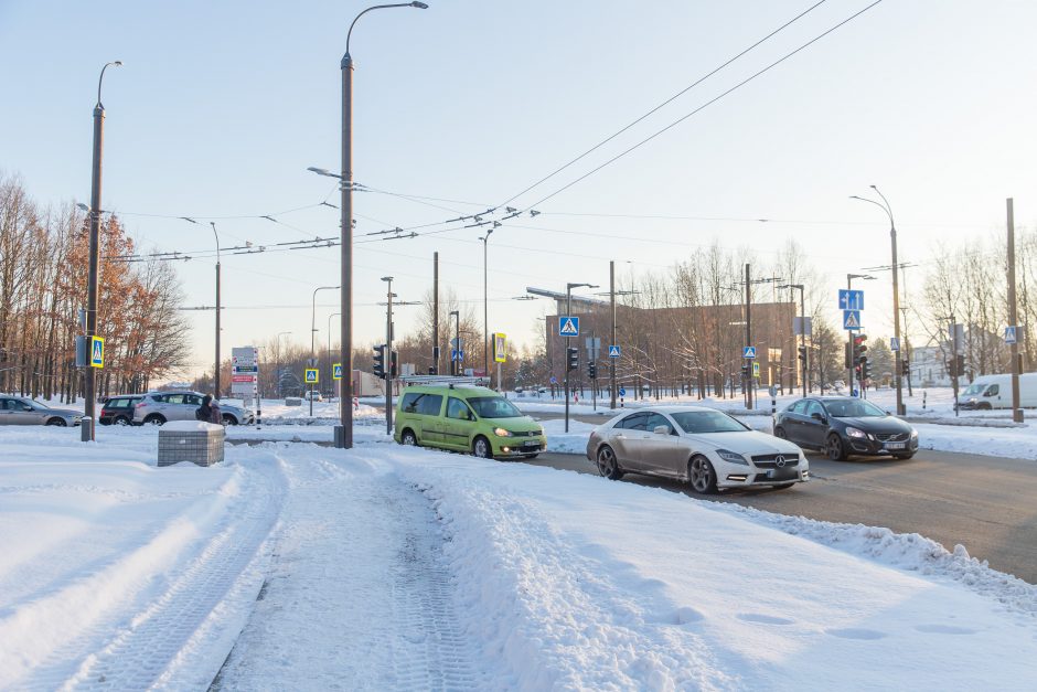 Dviejose tvarkomose Kauno gatvėse – eismo pokyčiai