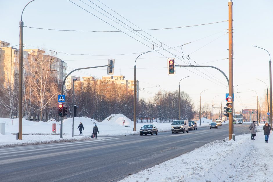 Dviejose tvarkomose Kauno gatvėse – eismo pokyčiai