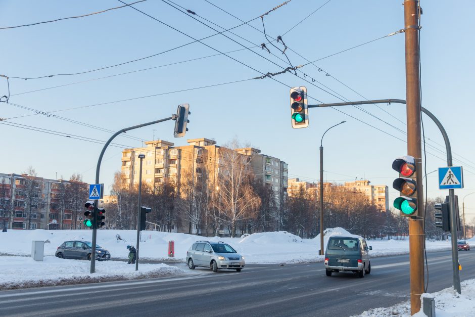 Dviejose tvarkomose Kauno gatvėse – eismo pokyčiai