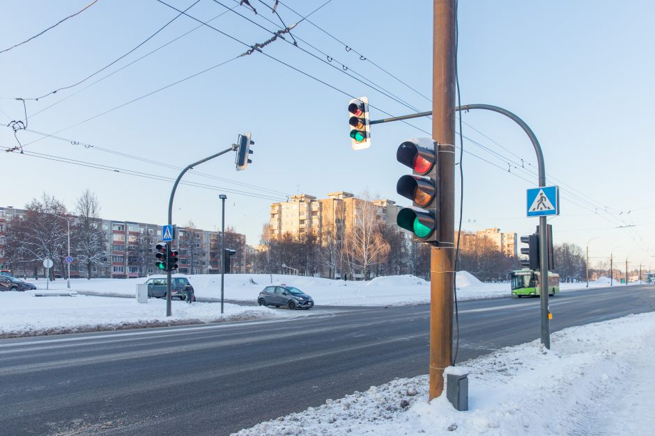 Dviejose tvarkomose Kauno gatvėse – eismo pokyčiai