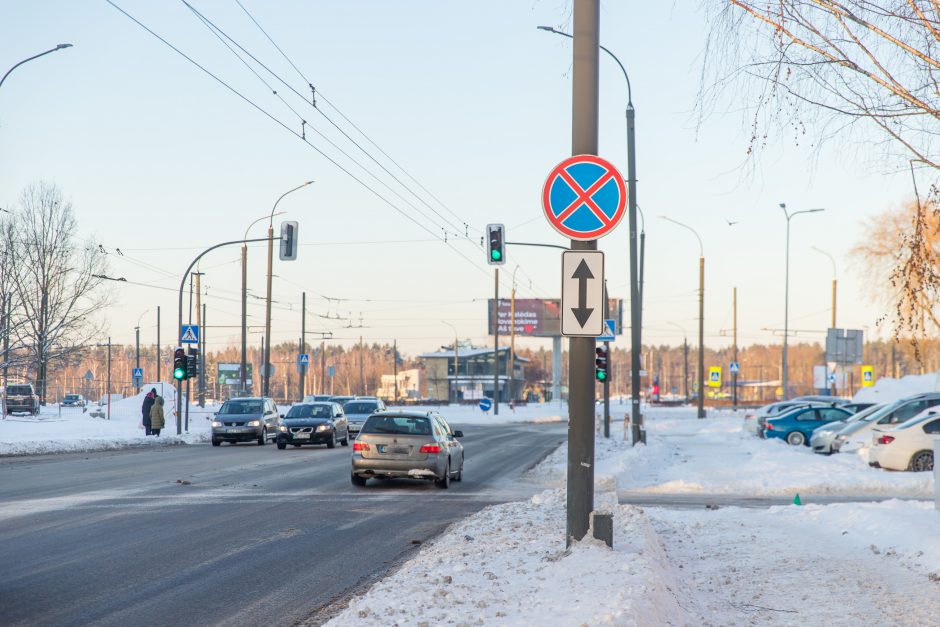 Dviejose tvarkomose Kauno gatvėse – eismo pokyčiai