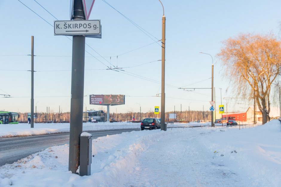 Dviejose tvarkomose Kauno gatvėse – eismo pokyčiai