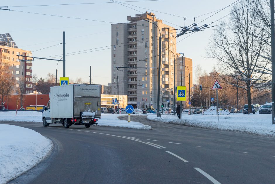 Dviejose tvarkomose Kauno gatvėse – eismo pokyčiai