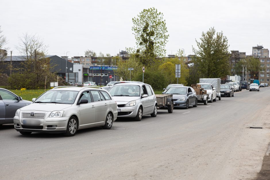 Su šiluma plūsteli ir stambios atliekos