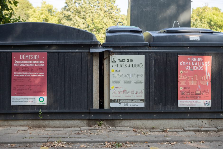 Dėmesio: nuo rugsėjo 1 dienos Kaune bus rūšiuojamos maisto atliekos