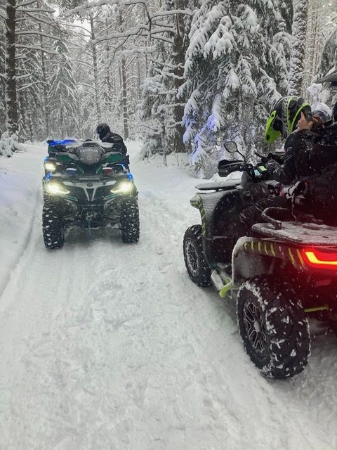 Kauno rajone policijos pareigūnai patruliavo ir keturračiais