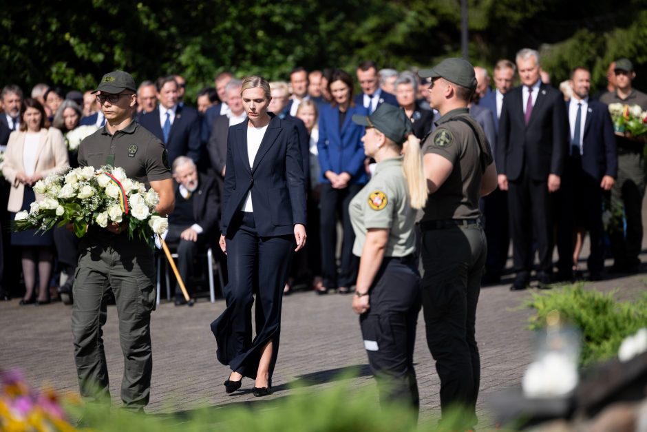 „Stovime teisingesnio pasaulio pusėje“: Medininkų minėjime pabrėžta Ukrainos kova