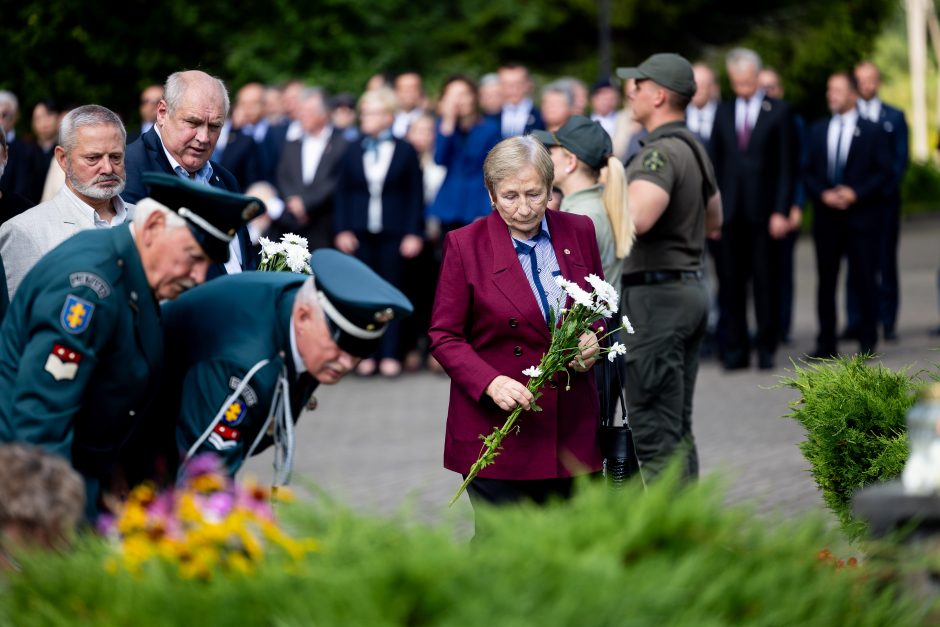 „Stovime teisingesnio pasaulio pusėje“: Medininkų minėjime pabrėžta Ukrainos kova