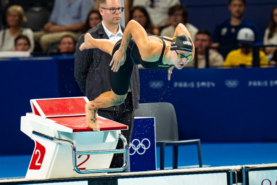 D. Rapšys pateko į 200 metrų laisvu stiliumi plaukimo finalą