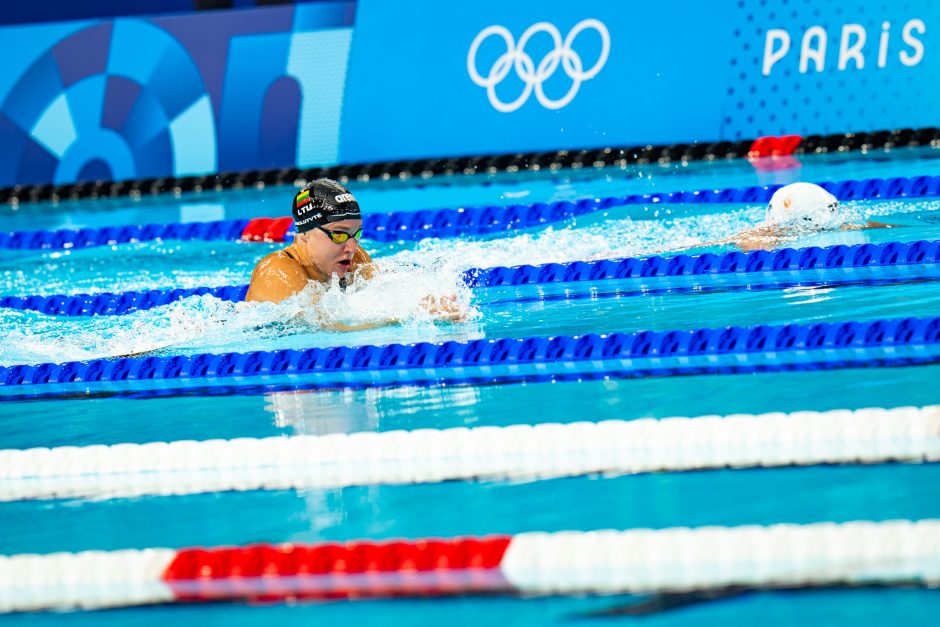 D. Rapšys pateko į 200 metrų laisvu stiliumi plaukimo finalą