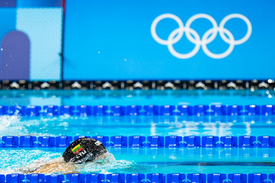 D. Rapšys pateko į 200 metrų laisvu stiliumi plaukimo finalą