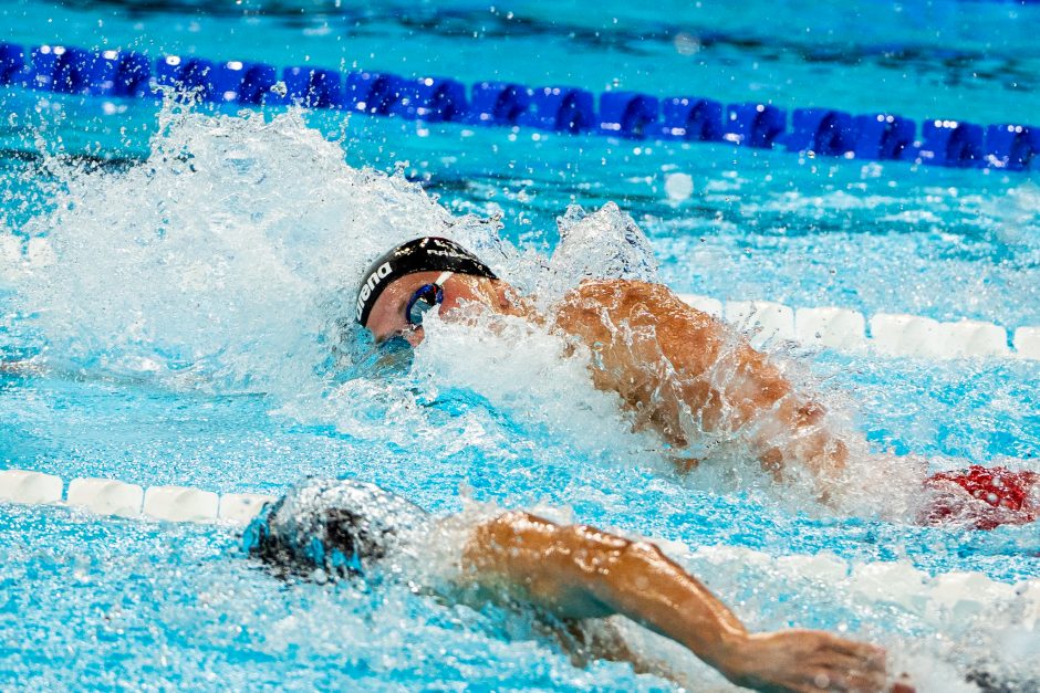 D. Rapšys pateko į 200 metrų laisvu stiliumi plaukimo finalą