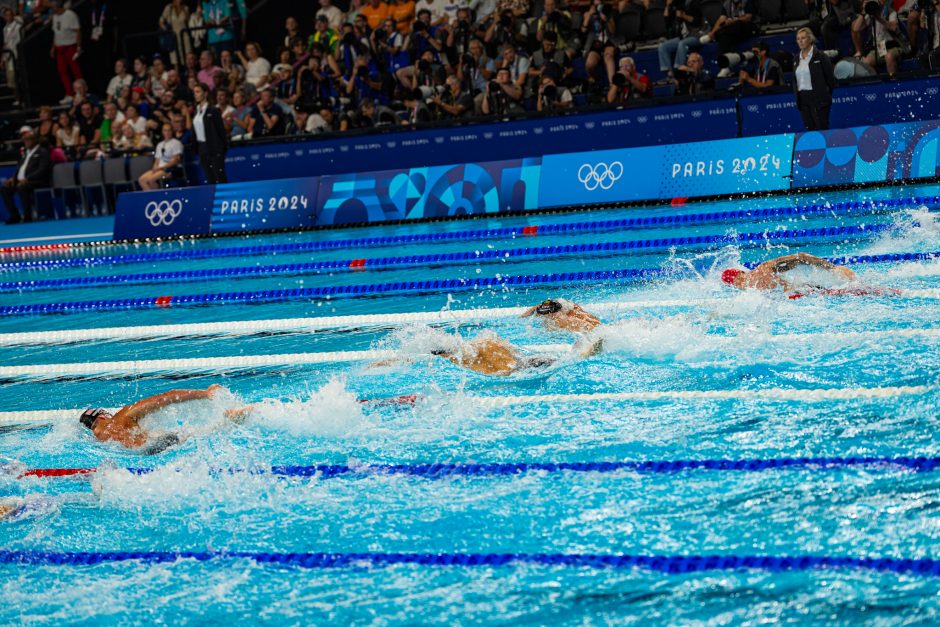 D. Rapšys pateko į 200 metrų laisvu stiliumi plaukimo finalą