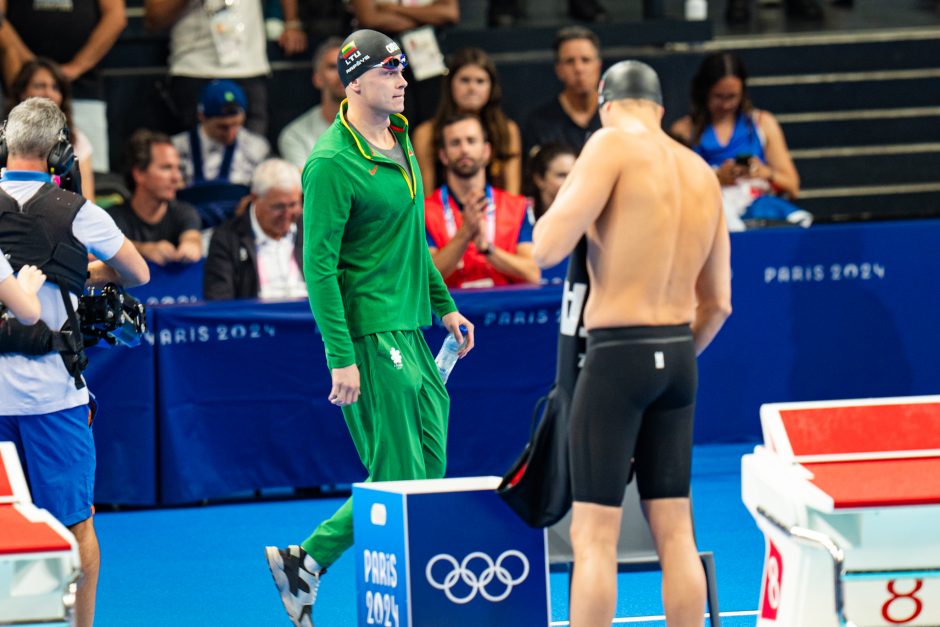 D. Rapšys pateko į 200 metrų laisvu stiliumi plaukimo finalą