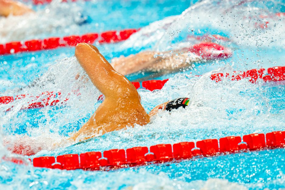 D. Rapšys pateko į 200 metrų laisvu stiliumi plaukimo finalą