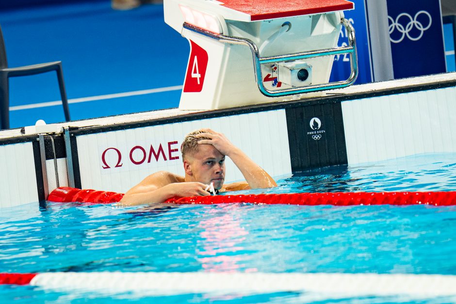 D. Rapšys pateko į 200 metrų laisvu stiliumi plaukimo finalą