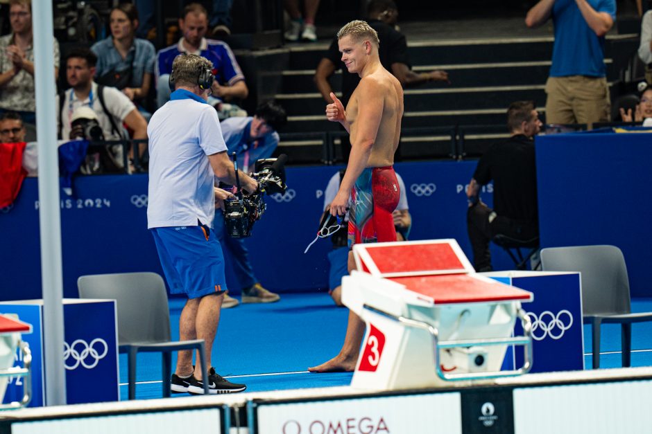 D. Rapšys pateko į 200 metrų laisvu stiliumi plaukimo finalą