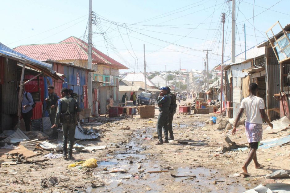 Judriame Somalio sostinės turguje nugriaudėjo galingas sprogimas