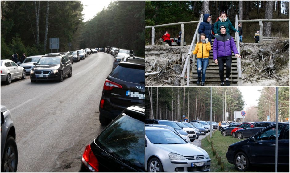 Žmones žadino pavasaris: į pajūrį – per spūstis