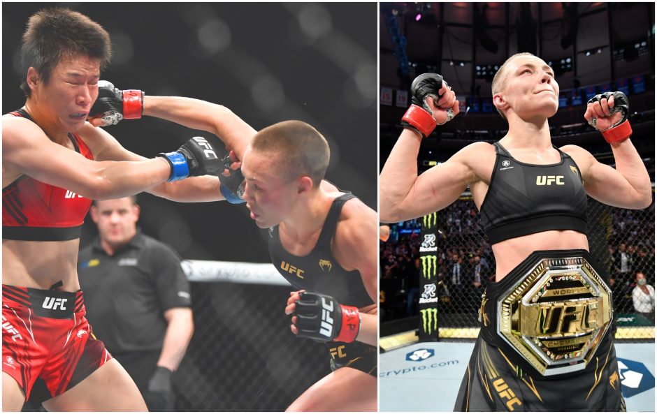 Po dramatiškos kovos R. Namajunas apgynė UFC čempionės titulą