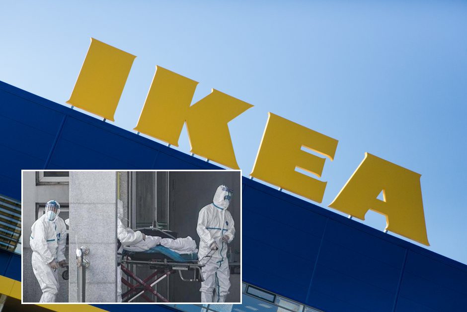 Prie „Ikea“ pasirodžius medikams – panika: žmonės išsigando dėl koronaviruso