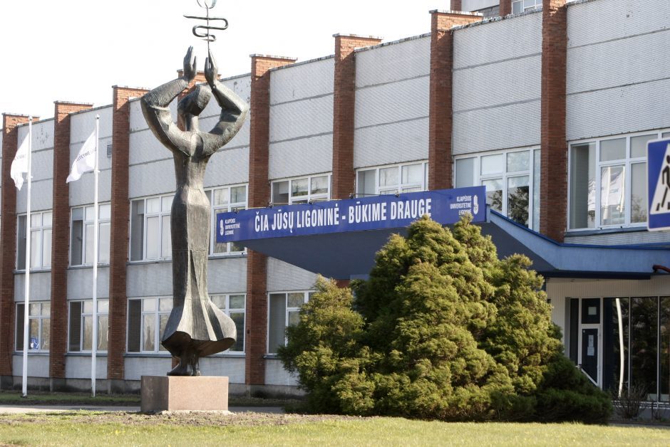 Rengiamasi modernizuoti Klaipėdos universitetinės ligoninės, kūdikių namų pastatus