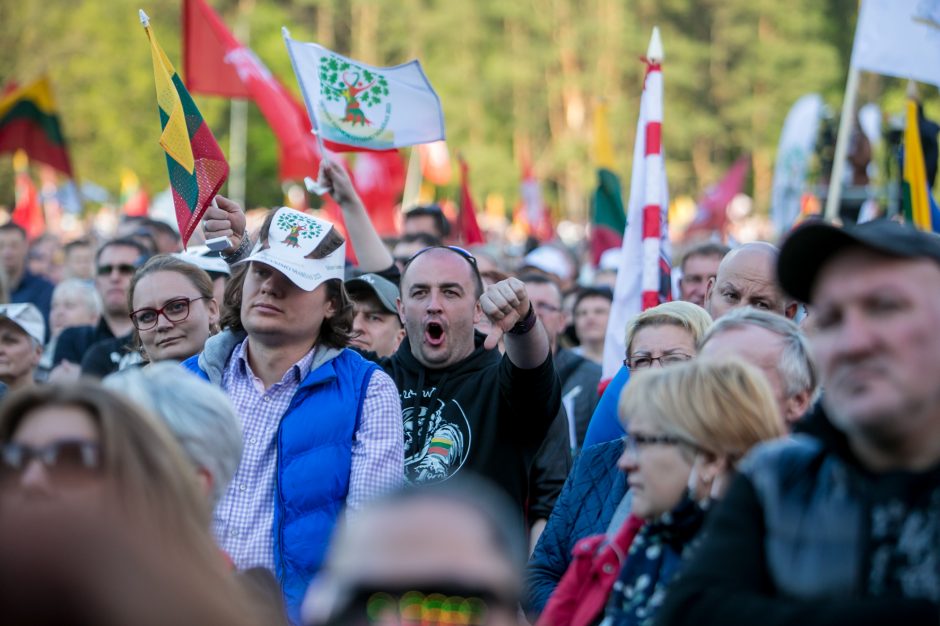 Policija apie „Didįjį šeimos gynimo maršą“: matėme, kad karantino reikalavimų žmonės nesilaikė