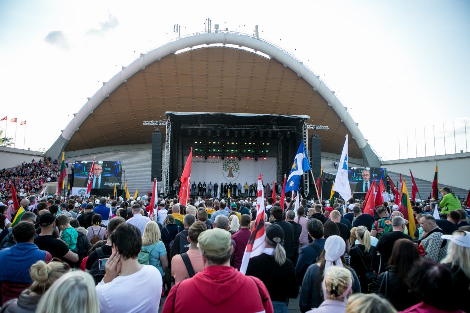 Policija apie „Didįjį šeimos gynimo maršą“: matėme, kad karantino reikalavimų žmonės nesilaikė