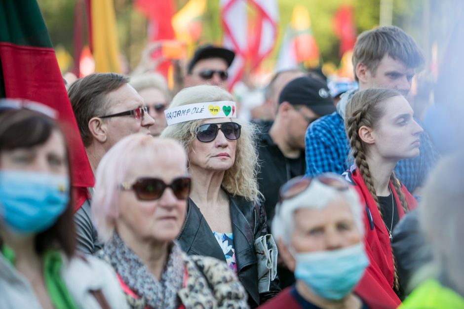 Policija apie „Didįjį šeimos gynimo maršą“: matėme, kad karantino reikalavimų žmonės nesilaikė