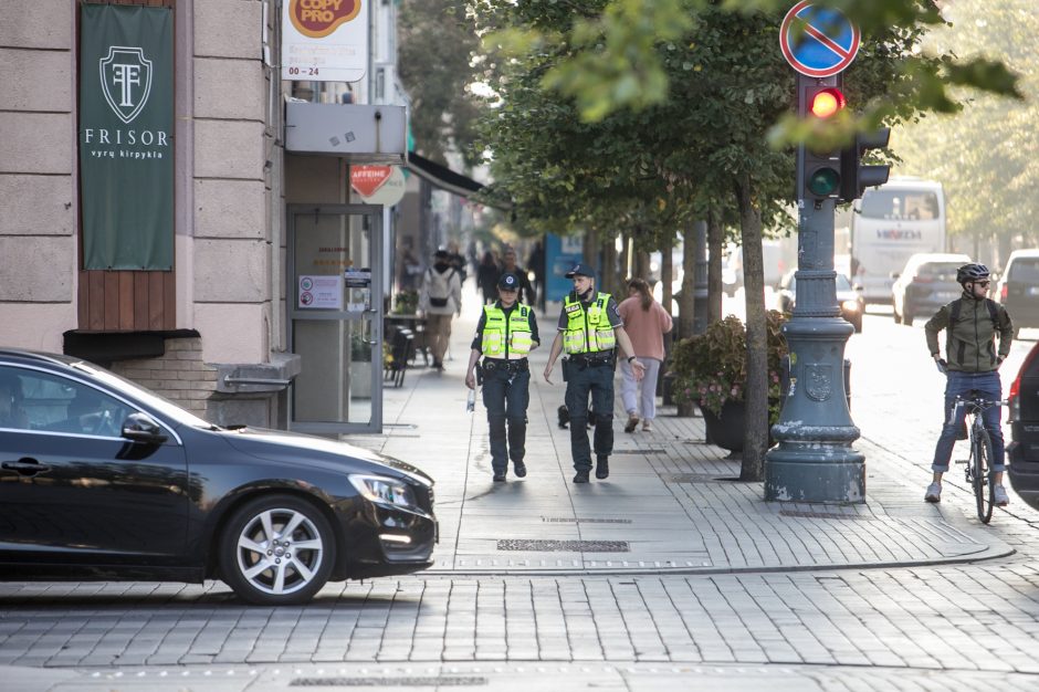 Policija pasirengė mitingui: centre – sustiprintos policijos pajėgos, įtartini asmenys bus tikrinami