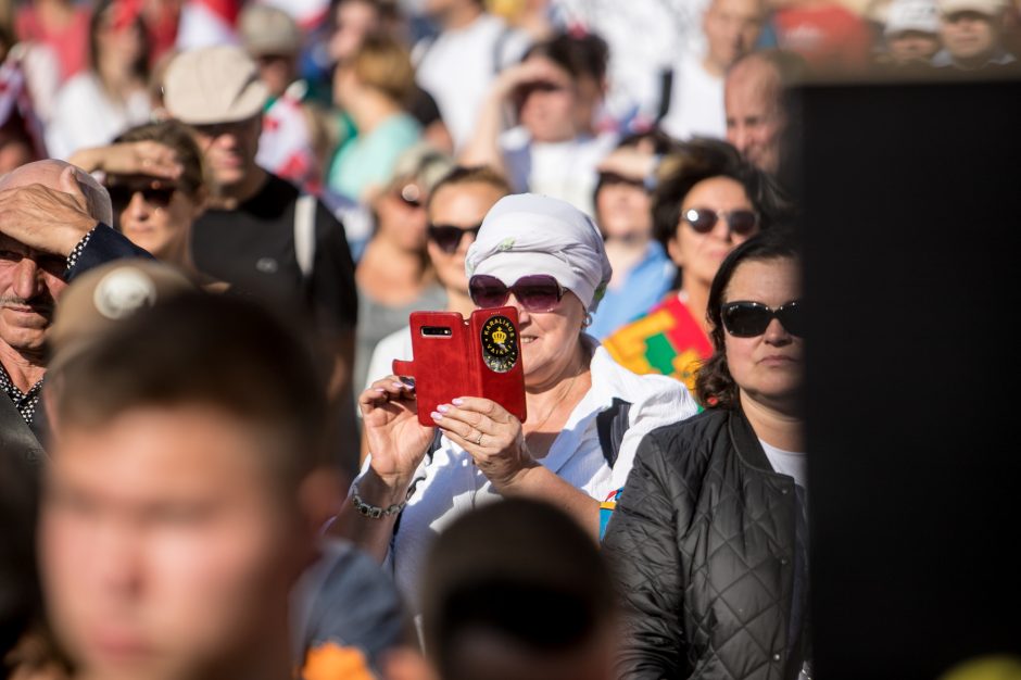 Vilniuje – tūkstantinis protestas: su plakatais „Ne gyvulių pasui“ ir „Dž. Sorošą lauk iš Lietuvos“