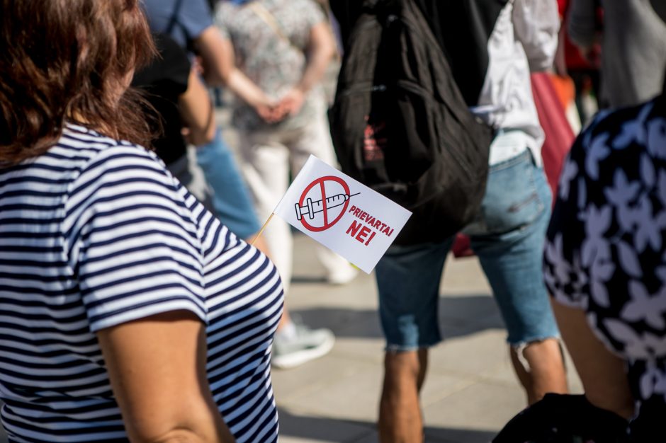 Vilniuje – tūkstantinis protestas: su plakatais „Ne gyvulių pasui“ ir „Dž. Sorošą lauk iš Lietuvos“